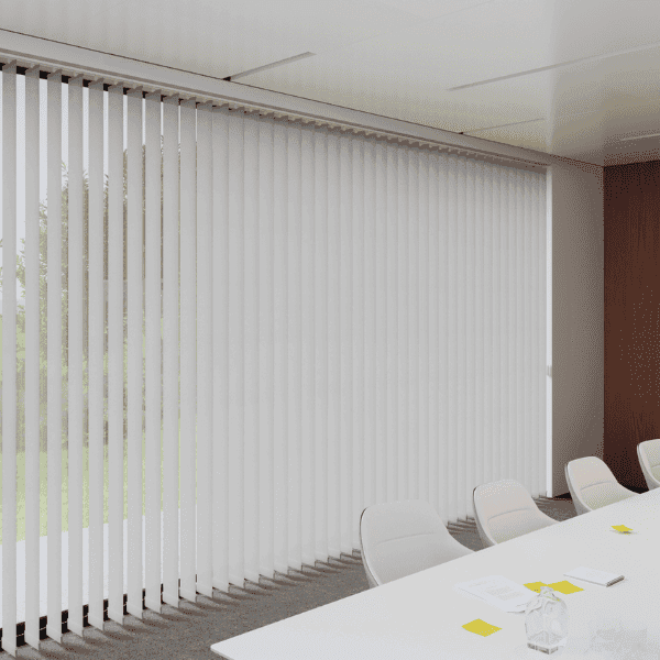 Store Californien Acoustique Chinés Blanc Cassé - toile Non Feu M1